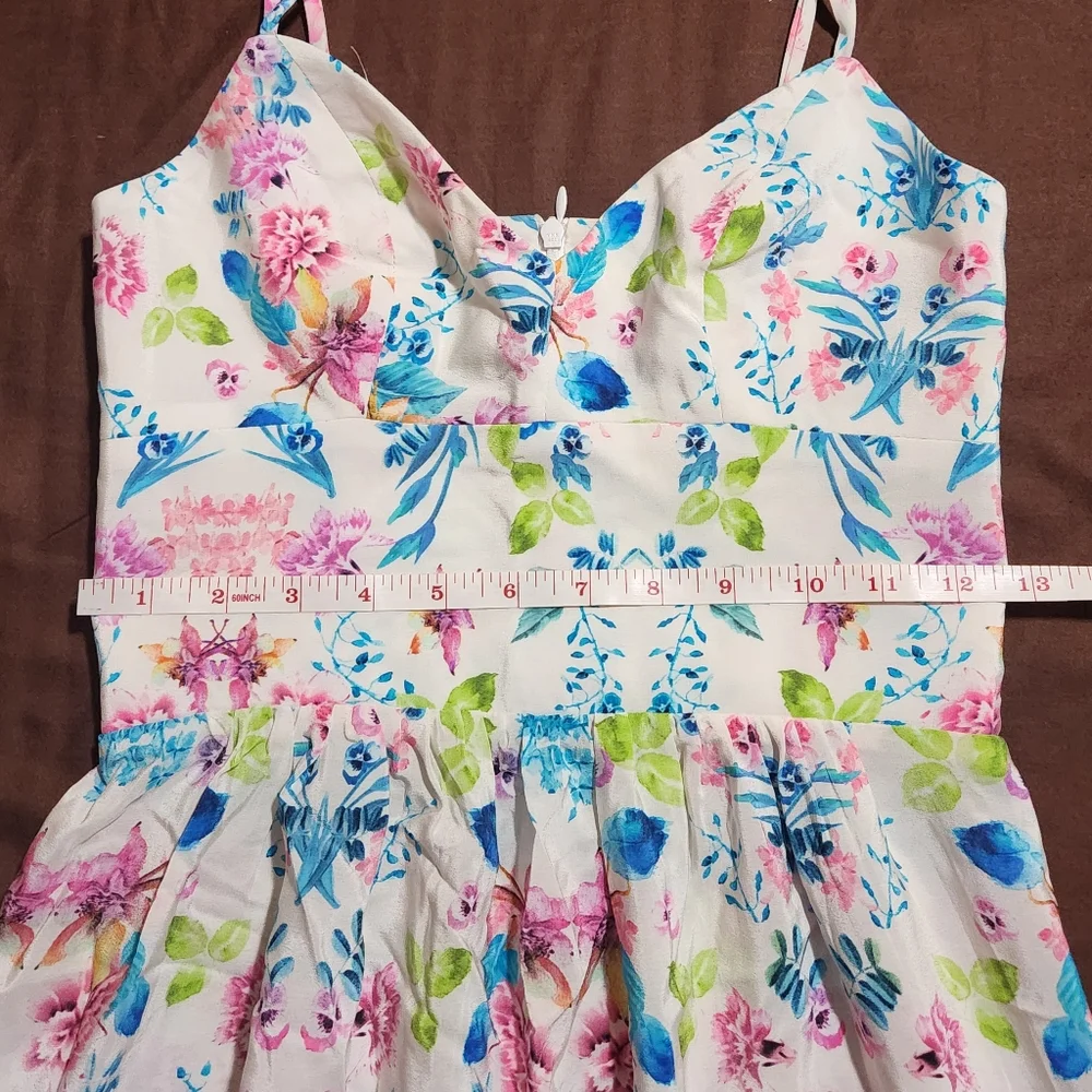 Beautiful long strap Silk dress NWOT - Picture 7 of 14